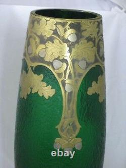 Circa1890 Grand Exhibition Glass Vase by F. T. Legras, Saint-Denis REDUCED