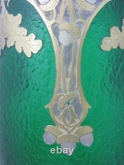 Circa1890 Grand Exhibition Glass Vase by F. T. Legras, Saint-Denis REDUCED