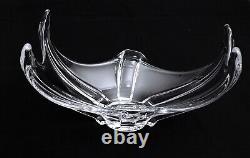 Cofrac Art Verrier French Crystal Vase Centerpiece Decretive Clear Modern Rare