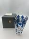 Cristallerie Saint-Louis Cut Crystal Glass Vase Blue Made in Moselle France