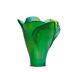 DAUM Green mini-vase Ginkgo 05157/C