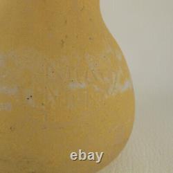 DAUM NANCY French Art Glass 11 Soliflore Vase c1910 Orange Yellow