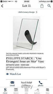 Daum Étrangeté Sous un Mur Vase by Philippe Starck 1988