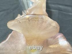 Daum France and Jean Boggio mermaid crystal and glass Vase Excellent Condition