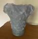 Daum French Pate de Verre Hibiscus Lavender Vase Read Full Description