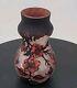Daum Nancy Cameo and Enameled Vase with Cherry Blossom France Reproduction