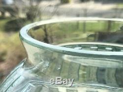 Daum Nancy France Etched Art Deco Vase 11.5