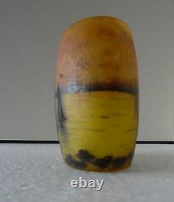 Daum Nancy Sailboat Vase