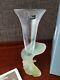 Daum crystal glass vase height 19cm French glass flute arum