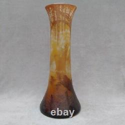 De Vez grand vase ancien Cristallerie de Pantin Devez french cameo glass
