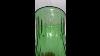 E O Brody C 972 Vintage Green Glass Vase Made In USA