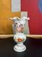 Elegant 19th Century French Hand-Painted White Opaline Vase Floral Motif