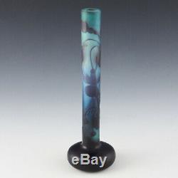 Emile Gallé Cameo Glass Vase c1900