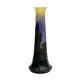 Emile Galle French Acid Etched Scenic Cameo Glass Vase circa 1880 cracked 18