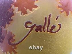 Emile Galle, Large Vase, Landscape, Acid Etched Cameo Glass, 33,5 cm / 13.18