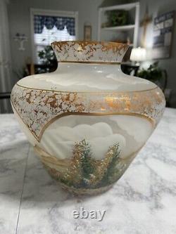 Fenton After the Rain French Opalescent Family Signature Vase Connoisseur
