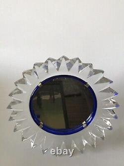 Fine Lalique Crystal Glass Janina Mirror -signed- 1955 French Art Nouveau Modern