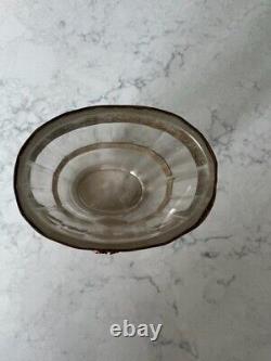 French 19th Century Louis XVI Style Ormolu and Baccarat Crystal Vase 8-1/2 Tall