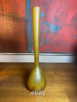 French Art Deco 1920's Andre Delatte Nancy France Glass Vase