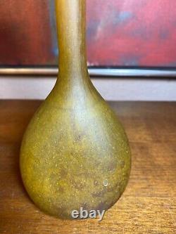French Art Deco 1920's Andre Delatte Nancy France Glass Vase
