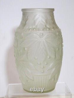 French Art Deco \Glass Vase by Joma Montreuil (Bourdieu & Durand)