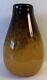 French Art Deco Possibly Schneider Mottled Burnt Orange & Brown Art Glass Vase