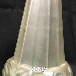 French Art Nouveau Camphor Glass Vase Artist Signed VHTF