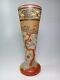 French Art deco Nouveau Art Glass Legras Japonism Jugendstil Enameled Vase