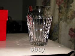 French BACCARAT Crystal Mini Flower VASE ACROPOLE W BOX Signed 4-1/8 EXC RARE