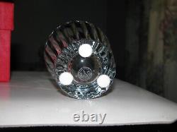 French BACCARAT Crystal Mini Flower VASE ACROPOLE W BOX Signed 4-1/8 EXC RARE