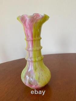 French Blown Glass Vase Antique Decorative Bottle Lyon Market Find Used