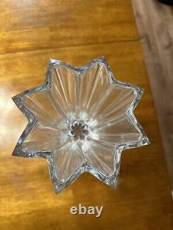 French Cristal D'Arques Gigogne Art Glass Lead Crystal Vase Paris France 11.5
