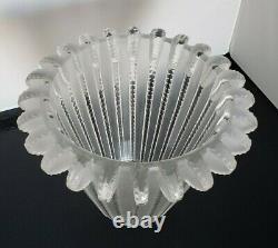 French Crystal Royat Lalique Vase Perfect Condition