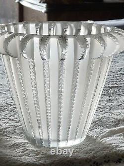 French Crystal Royat Lalique Vase Perfect Condition