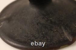 French Duquersil Cameo Glass Vase Trees Lake Landscape Paris