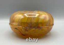 French Glass Box St Louis Art Verrier Bowl Vase Nouveau Deco Paul Nicolas Galle