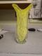 French Legras & Cie Circa 1898 Splatter Art Heavy Light Green Glass Vase. 12
