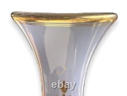 French Opaline Lavender Glass Vase 19th Century