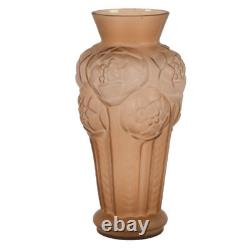 French Smokey Tone Art Glass Vase