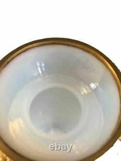 French White Opaline Vase