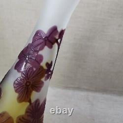 French glass vase Emile Gallé