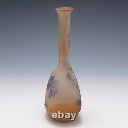 Galle Four Colour Cameo Hydrangeas Vase c1910