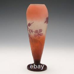 Galle Three Colour Cameo Vase c1925