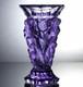 Glamorous Art Deco Alexandrite Glass Bacchantes Large Vase 1930' H. Hoffmann