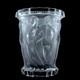 Glamorous Art Deco Glass Bacchantes Large Oval Vase 1930' H. Hoffmann
