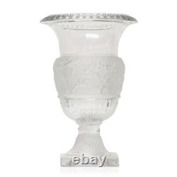 Glamorous French Art Deco' Versailles' XLarge Glass Vase H. Hoffmann