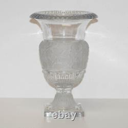 Glamorous French Art Deco' Versailles' XLarge Glass Vase H. Hoffmann