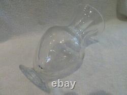 Gorgeous French crystal baluster vase Saint Louis Massenet rococo st (ety)