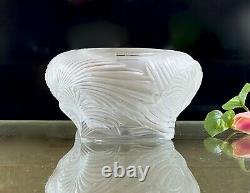 Gorgeous Large Lalique Hutan Vase NIB MSRP $1510 MINT, Signed, Authentic