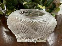 Gorgeous Large Lalique Hutan Vase NIB MSRP $1510 MINT, Signed, Authentic